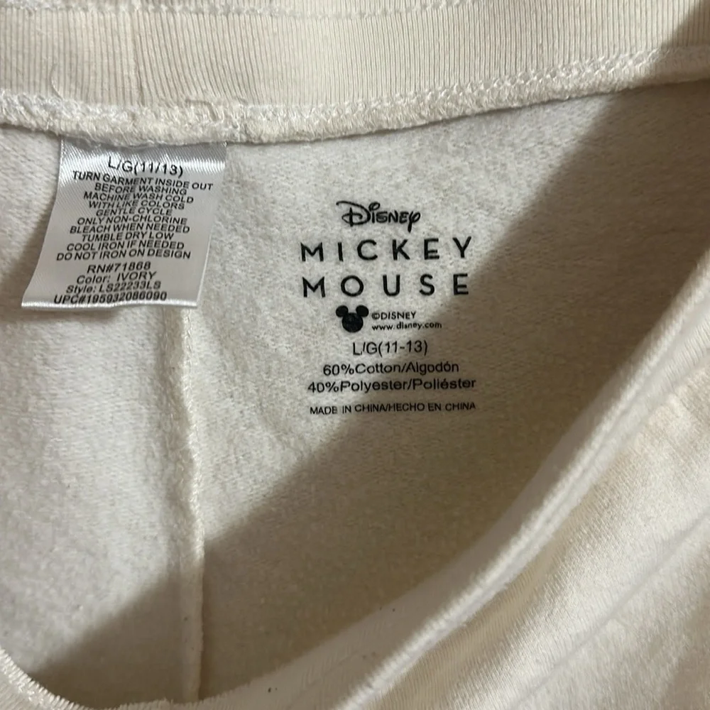 Disney Women's White Shorts with Mickey Mouse Design - Picture 3 of 3